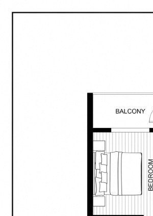 BLU Bellevue Apartments 1x1 8 Floor Plan BLU Bellevue Apartments 1x1 8 Floor Plan